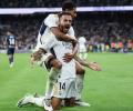 European soccer: Real Madrid rally; Big win for Mourinho's Roma