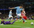 Champions League PIX: Man City, Barcelona score big wins