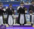 Equestrian gold comes after sacrifices and an arduous journey