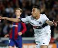 Mbappe powers PSG past 10-man Barca into CL semis