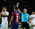 'The referee's performance was a disaster'