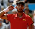 Olympics: Alcaraz, Djokovic in semis; Swiatek, Zverev out