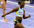 Olympics PIX: St Lucia's Alfred storms to women's 100m gold