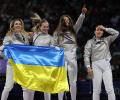 Ukrainians hail fencers for winning Olympic gold medal