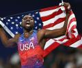 Therapy call powers Noah Lyles to Olympic 100m gold