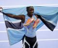 PIX: Botswana's Tebogo wins men's 200 metres gold