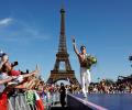 France shine at home Olympics, exceed medal target