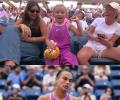 Adorable! Sabalenka's 'mini-me' steals the show at US Open