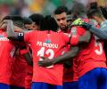 Gambia's football team in emergency landing scare