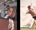 Nagal Swaps Racquet For Bat At MCG