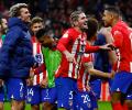 Soccer PIX: Atletico reach Copa semis; Bournemouth down Swansea