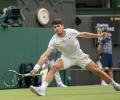 Wimbledon PIX: Alcaraz stretched; Sinner scintillates