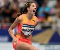 Ukraine's Yaroslava Mahuchikh breaks women's high jump World record