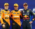 Norris takes Hungary pole in McLaren front row lockout