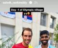 Who Satwik Met at Olympic Village!