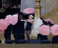 Paris Opening: Of Lady Gaga, cabaret and a mystery torchbearer