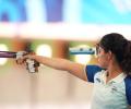 Manu Bhaker only bright spot on dismal day for India's shooters