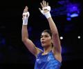 Nikhat Zareen enters pre-quarterfinals with gritty win