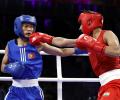 Preeti Pawar in women's boxing pre-quarter-finals