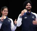 Olympics: Manu Bhaker-Sarabjot win mixed team bronze