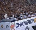 Fans chant 'Toni, stay' as Real Madrid parade UCL trophy