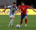 Copa America: Messi frustrated but Argentina through