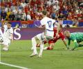 Euro: Denmark in knock-outs after draw with Serbia