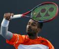 Nagal loses to Raonic in Indian Wells first round