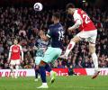 EPL PIX: Arsenal go top; Man United down Everton