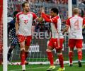 Soccer PIX: Kane scripts Bundesliga record; Cadiz stun Atletico