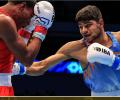 Boxer Nishant closes in on Paris Olympic berth