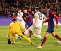 Champions League: Barca, Arsenal march into quarters