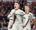 Europa League PIX: Leverkusen win at Roma; Marseille held at home