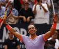 Nadal overcomes early setback to defeat Bergs in Rome