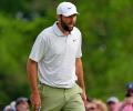 Scheffler charged with police officer assault before PGA Championship second round