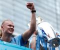 PIX: EPL champs Man City's blue parade!