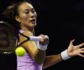 WTA Finals: Zheng downs Paolini, advances to semis