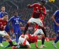 EPL PIX: United thrash Leicester; Ipswich stun Spurs