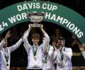 PICS: Sinner leads Italy to second straight Davis Cup crown