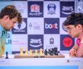 Global Chess: Carlsen beaten by clock, Giri draws