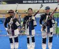 Shooter Maskar falls just short of gold in World Cup