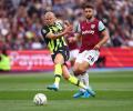 PICS: Haaland 'trick' earns Man City win at West Ham