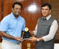 What Did Leander Paes Discuss With Sports Minister?