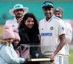 Ashwin And Family Celebrate 100 Tests!