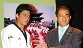 SRK, the taekwondo star!