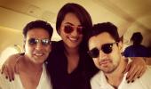 PHOTO: Sonakshi joins Akshay and Imran for OUATIMD madness