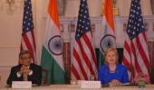 Indo-US dialogue begins, Krishna meets Hillary