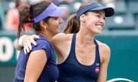 Sania-Hingis storm into Aegon International quarters