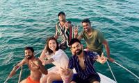 Virushka, India players soak in some Caribbean sun