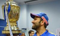 WATCH: Rohit's victory rap to celebrate IPL win